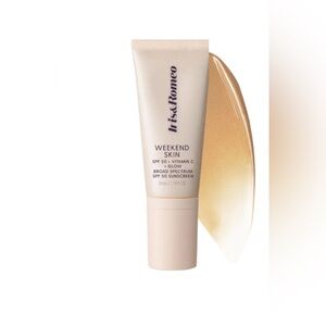 NIB IRIS & ROMEO WEEKEND SKIN  tinted moisturizer & sunscreen $50 universal glow